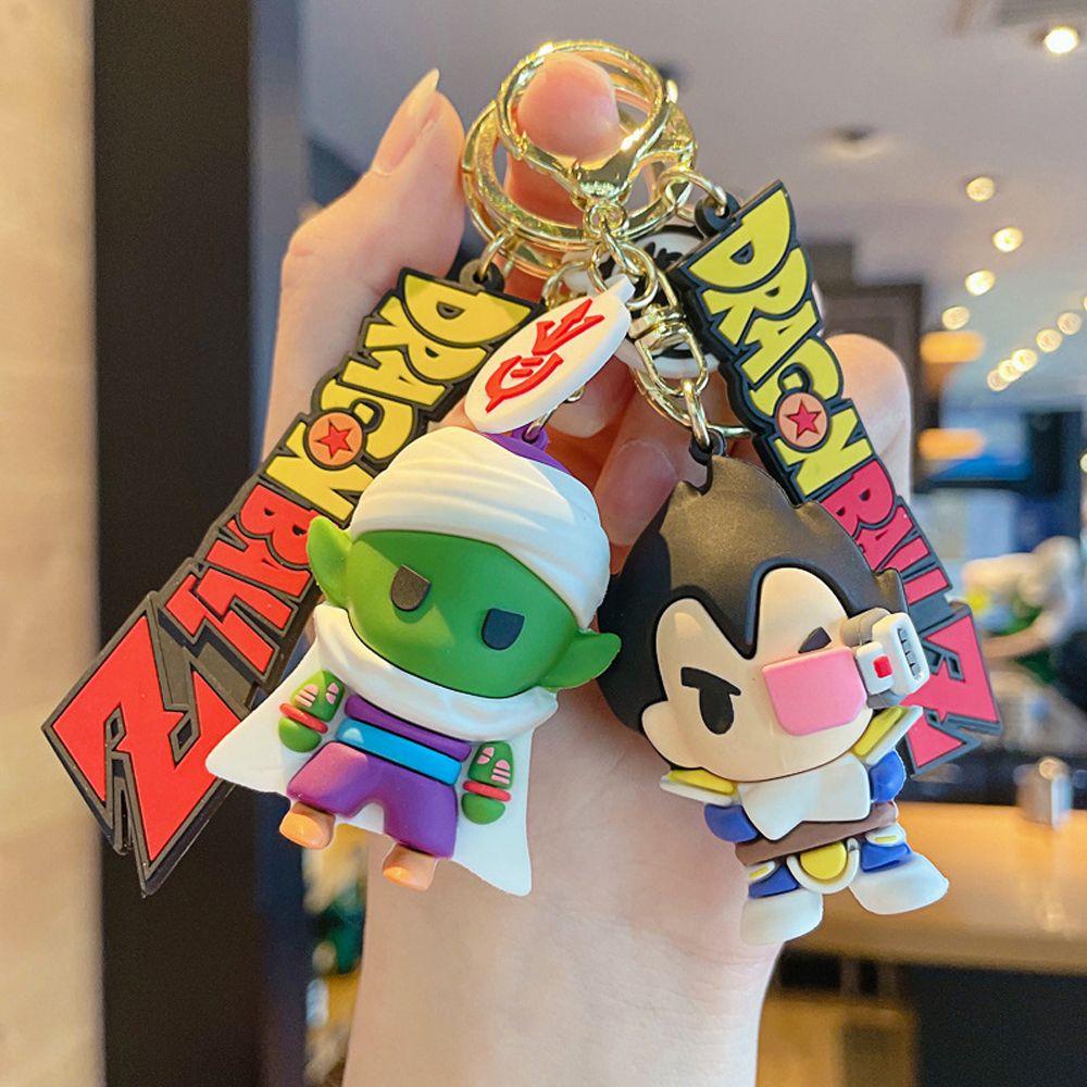 LANFY Móc Chìa Khóa Hình Nhân Vật Son Goku Trong Phim Hoạt Hình Dragon Ball Độc Đáo Giá Đỡ