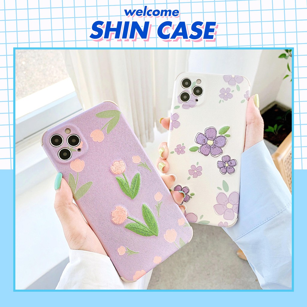 Ốp lưng iphone Hoa thêu viền chống va đập 5/5s/6/6plus/6s/6splus/7/7plus/8/8plus/x/xr/xs/11/12/pro/max/plus/promax