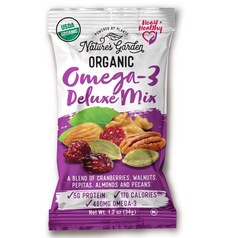 Hạt hỗn hợp Nature's Garden Organic Trail Mix Snack Packs