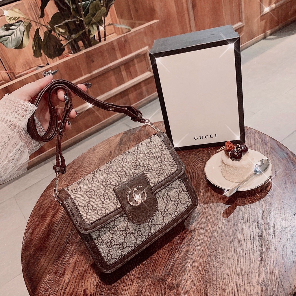 Túi gucci dáng vuông công sở hàng QC