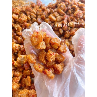  Hộp Tóp Mỡ Da Giòn ⚡ GIÁ SỐC  Tóp Mỡ Rim Mắm Tỏi Ớt Giòn Rụm 500gr 