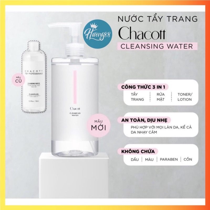 Nước tẩy trang Chacott For Professional 500ml