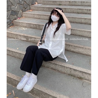 ÁO SƠ MI THÔ XẺ TÀ OLDSCHOOL