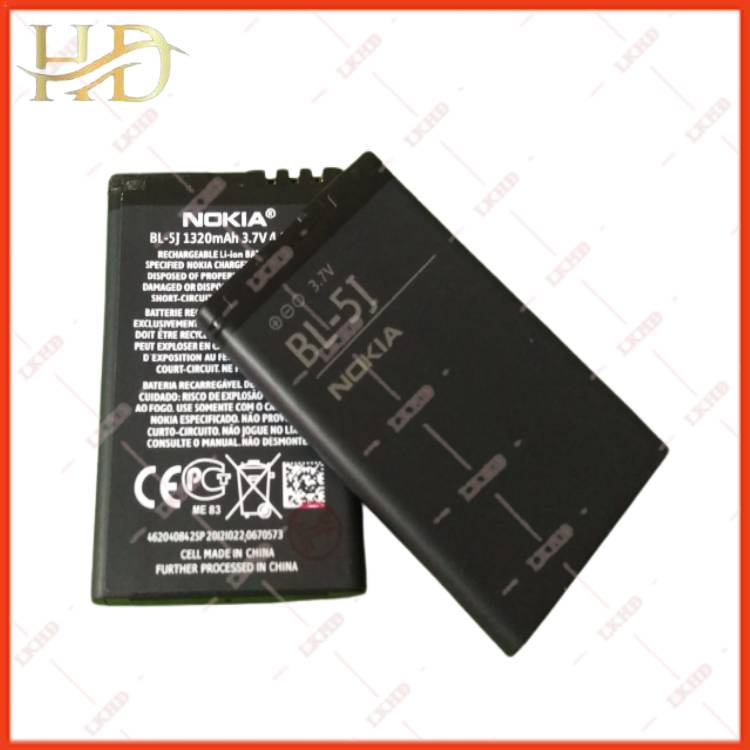 Pin Nokia BL-5J Hàng Cao Cấp Cho Lumia 520/620/N900/N200/C3-00/X6/X1-01/X1-00