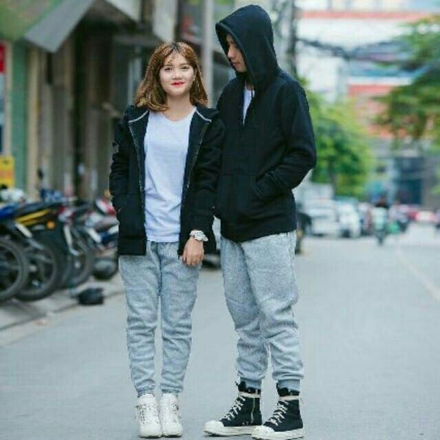 40-100kg áo Khoác nam nữ unisex ULZZANG nỉ thu đông bigsize