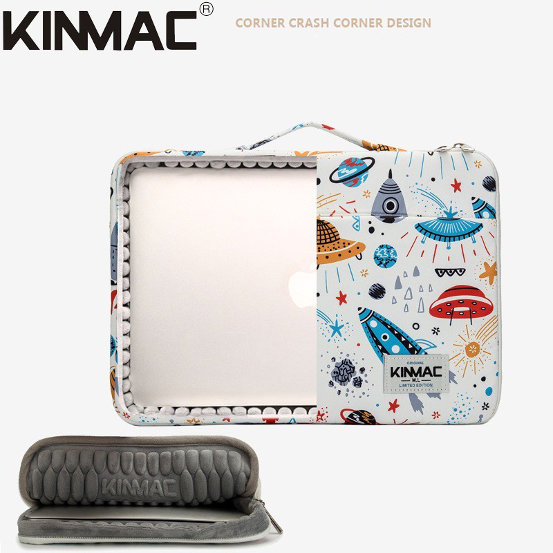 Túi chống sốc KINMAC Họa tiết vũ trụ cho Macbook, Laptop - 13, 14, 15 inch