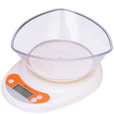 Cân Điện Tử Mini Nhà Bếp 5kg/1gr 141 ,LCD HD Sáng Chính Xác