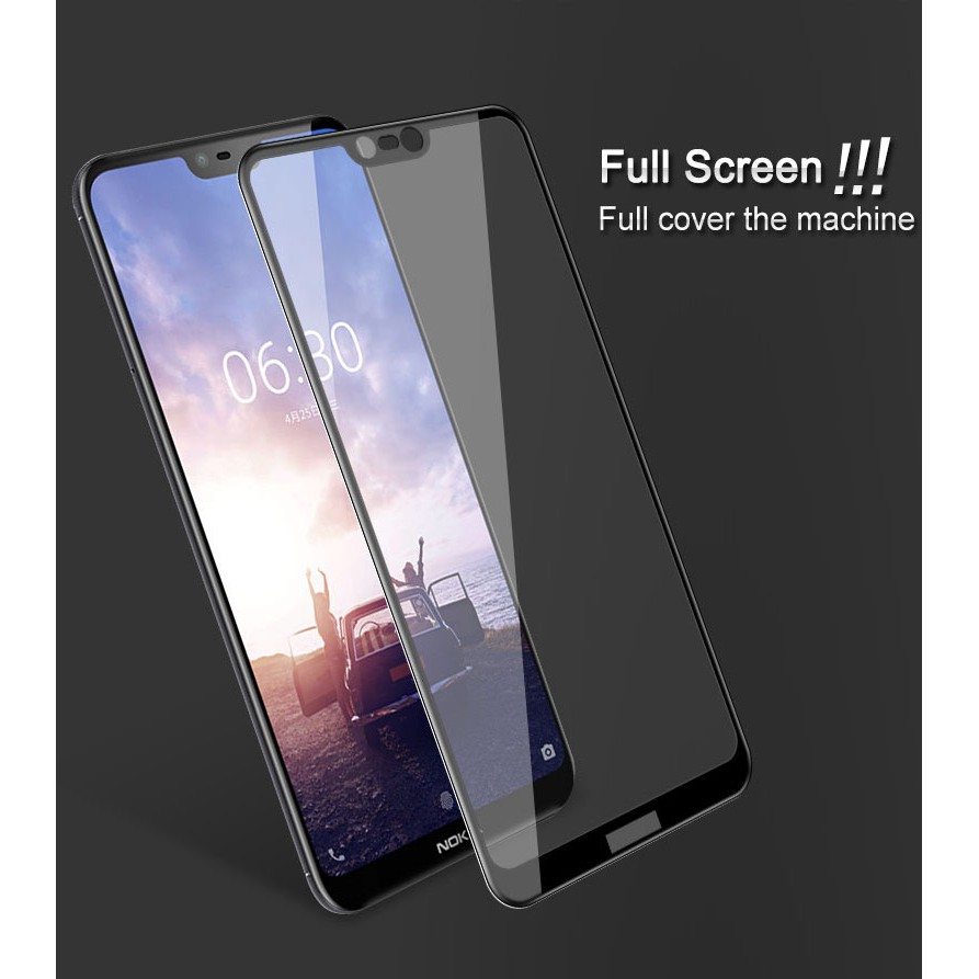 [FULL KEO-Ảnh Thật] Kính CL Nokia 6.1 Plus/ X6 Cường Lực 2.5D FULL Màn