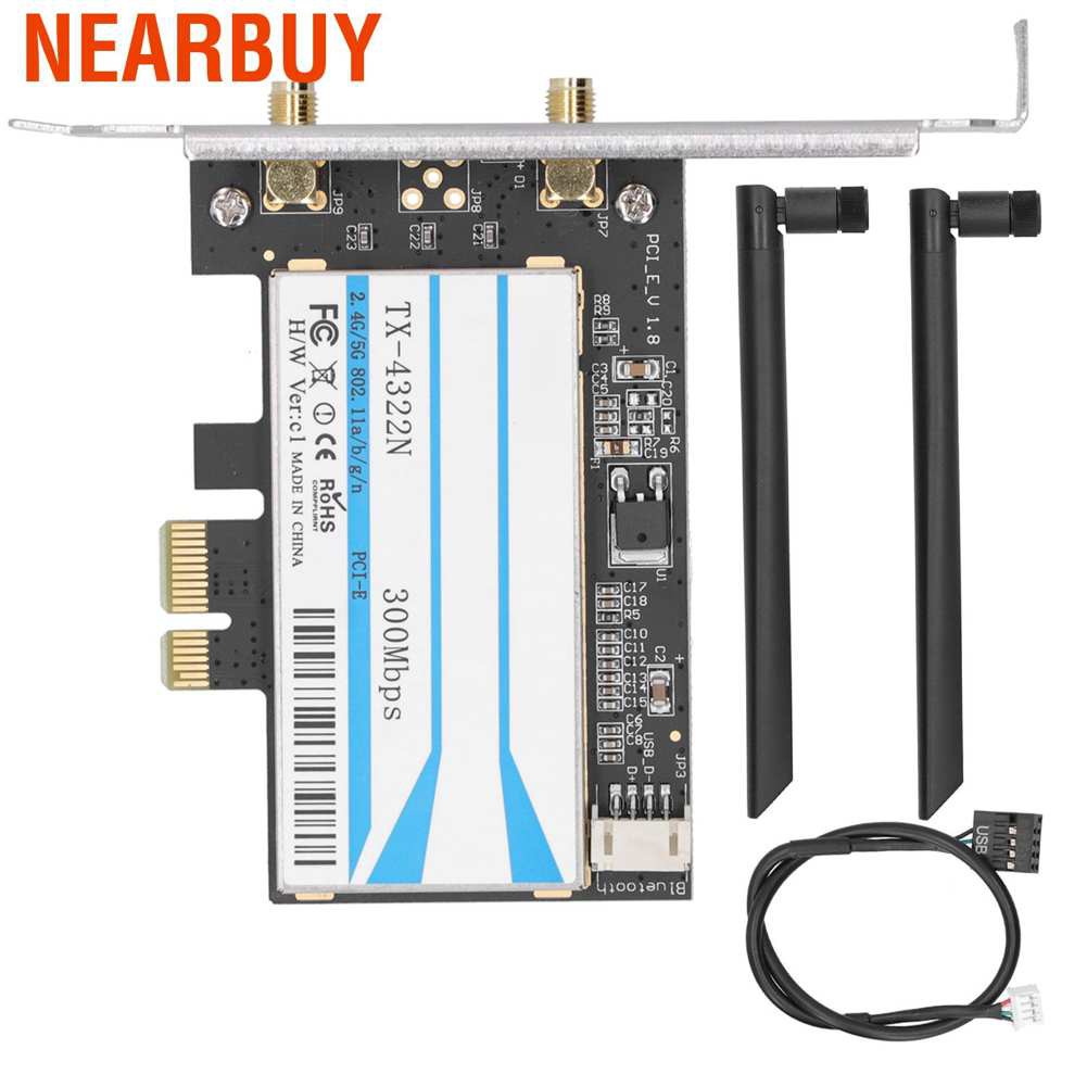 Thẻ Chuyển Đổi Không Dây Băng Tần Kép Bcm943228 2.4g / 5ghz 300m Cho Máy Tính Bàn | BigBuy360 - bigbuy360.vn