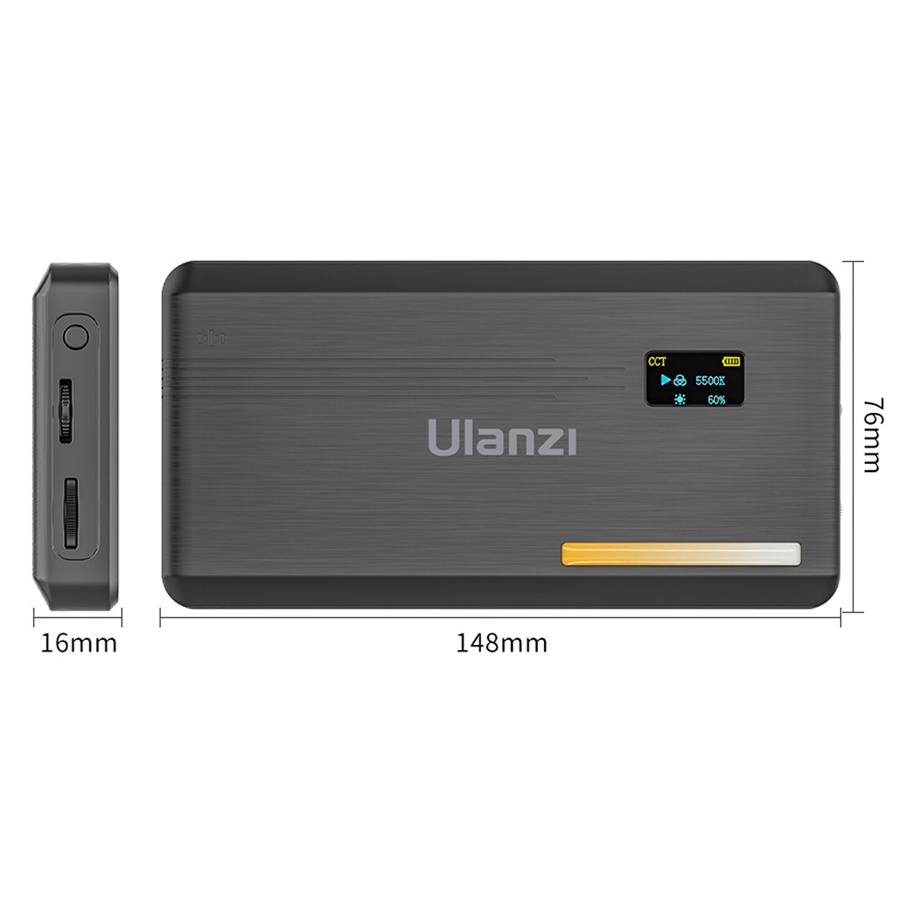 Đèn LED Ulanzi VL200 Bi-Color, Tích Hợp Pin 5000mAh  | Hàng Chính Hãng