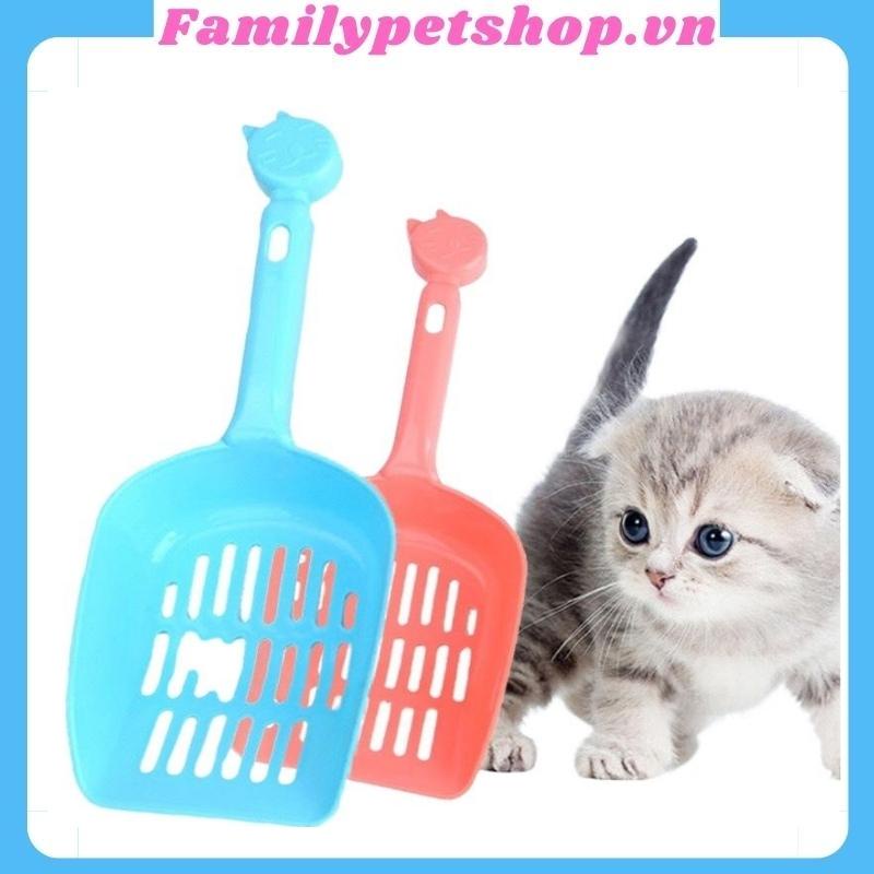 Xẻng xúc cát vệ sinh cho mèo-xẻng hót cát dọn vệ sinh phân cho mèo-familypetshop.vn