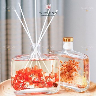 (Chai Lớn 200ML) Tinh Dầu Thơm Thiên Nhiên WIACHNN Hoa Khô Vĩnh Cửu Que Gỗ Tự Khuếch Tán Hương Khử Mùi B200