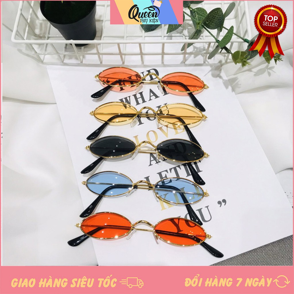 MẮT KÍNH THỜI TRANG 183 HOT TREND OVAL HÍP SANG CHANH NHIỀU MÀU