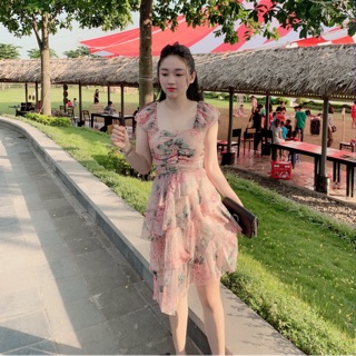Váy hoa lụa tơ