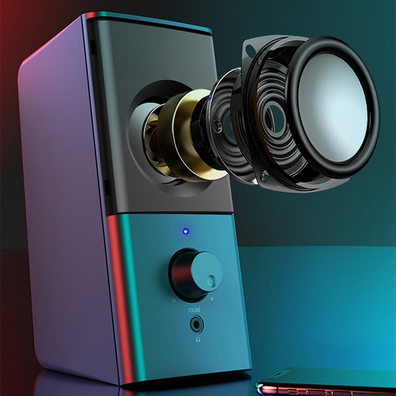 Giá Trị Đặc Biệt Mới Lên Kệ2.0Âm Thanh Mới Máy Tính Để Bàn Máy Tính Âm Thanh Cho Laptop Mini Loa Siêu TrầmUSBLoa Máy Tín | BigBuy360 - bigbuy360.vn