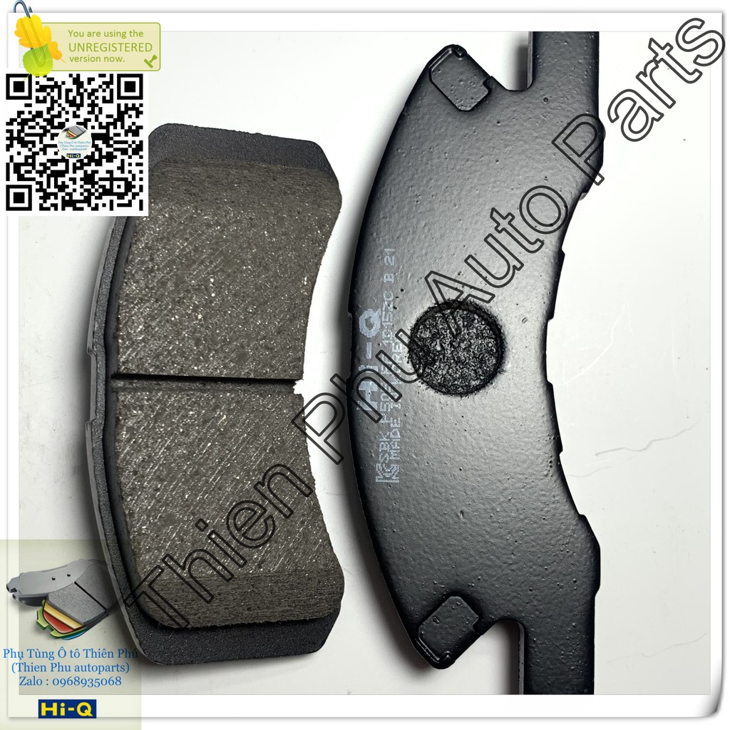 Má phanh chính hãng Hi-Q cho Mirage Trước + Attrage - Bố thắng trước. OEM Brake Pad : 0449197214000 0449197214 04465B20