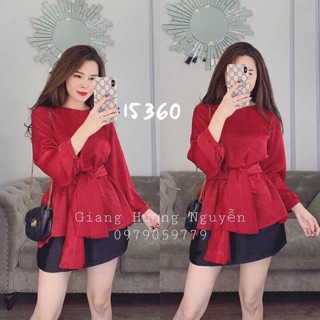 ÁO NHUNG THẮT EO HÀNG LOẠI 1