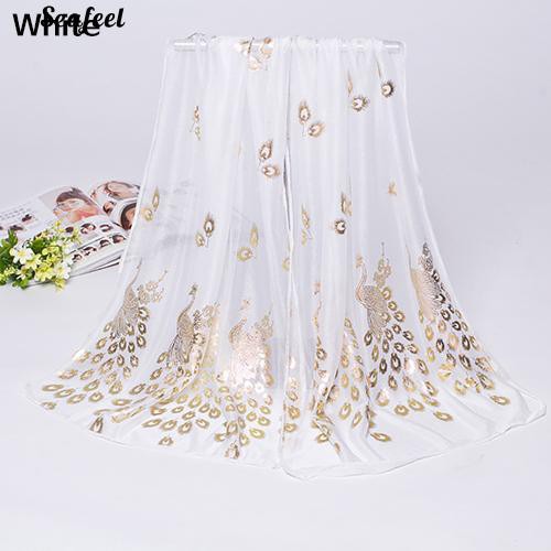 khăn choàng nữ chiffon hình gà trống