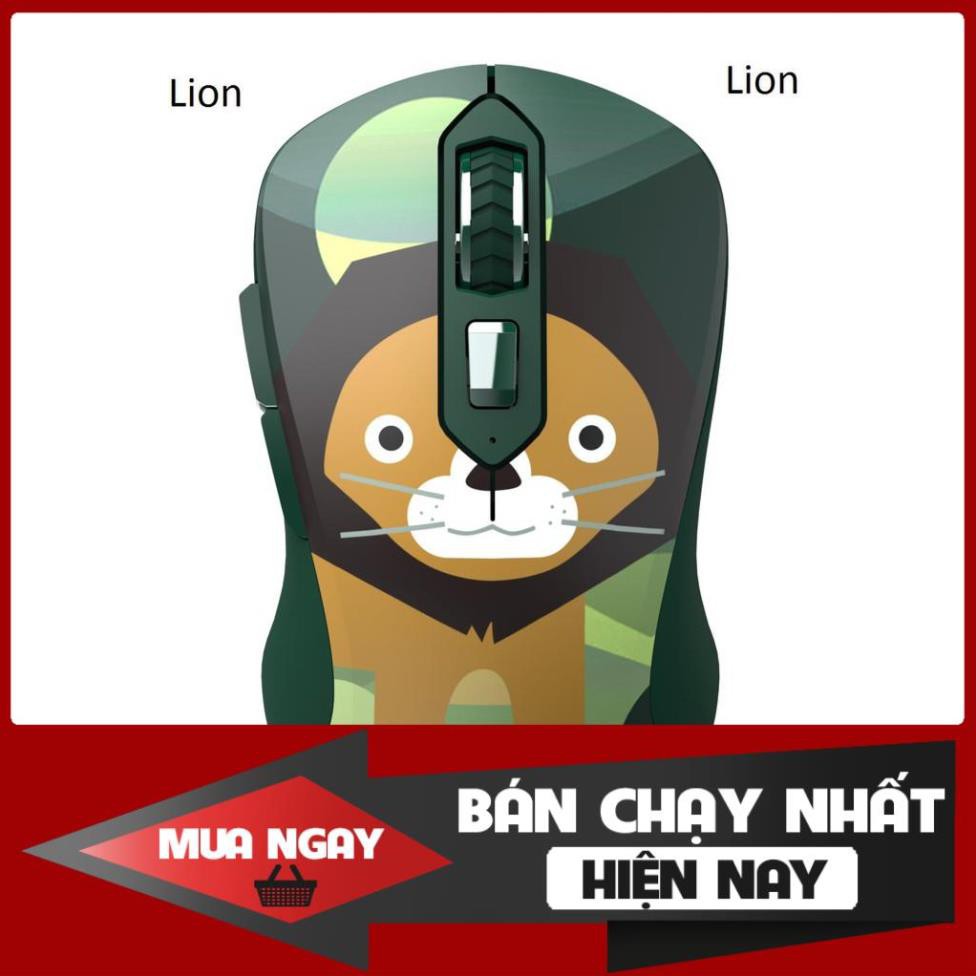 Chuột Không Dây DAREU LM115G Multi-color (Bear - Cat - Dog - Dragon - Lion - Monkey - Panda - Sheep) -BH 12 tháng