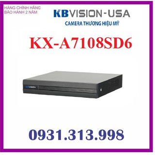 ĐẦU GHI HÌNH KBVISION 8 KÊNH KX-A7108SD6 8 KÊNH