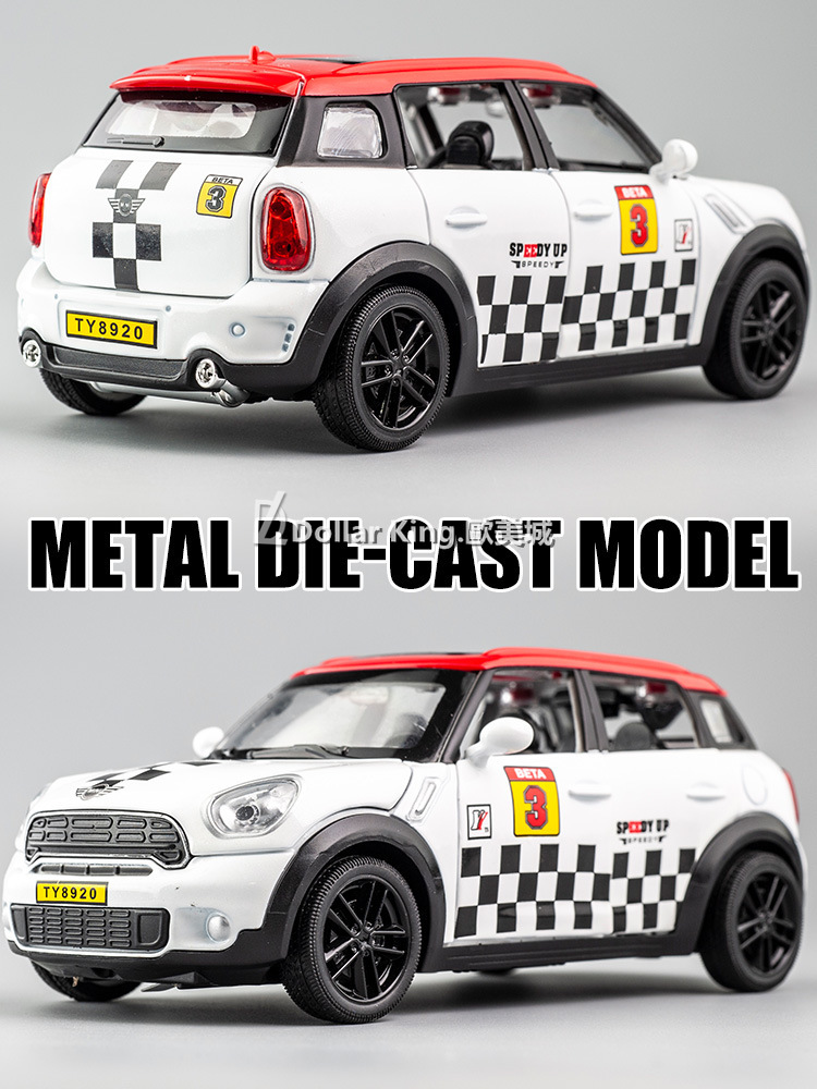 Mô Hình Xe Ô Tô BMW MINI COOPER Tỉ Lệ 1 / 36 Cao Cấp