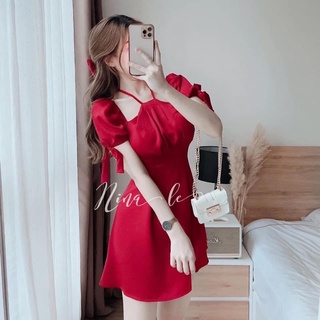 BIGSIZE Đầm cổ yếm 55-95kg