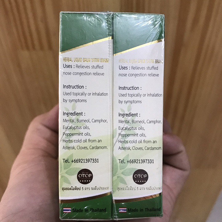 DẦU LĂN THẢO DƯỢC 22 VỊ OTOP HERBAL LIQUID BALM YATIM