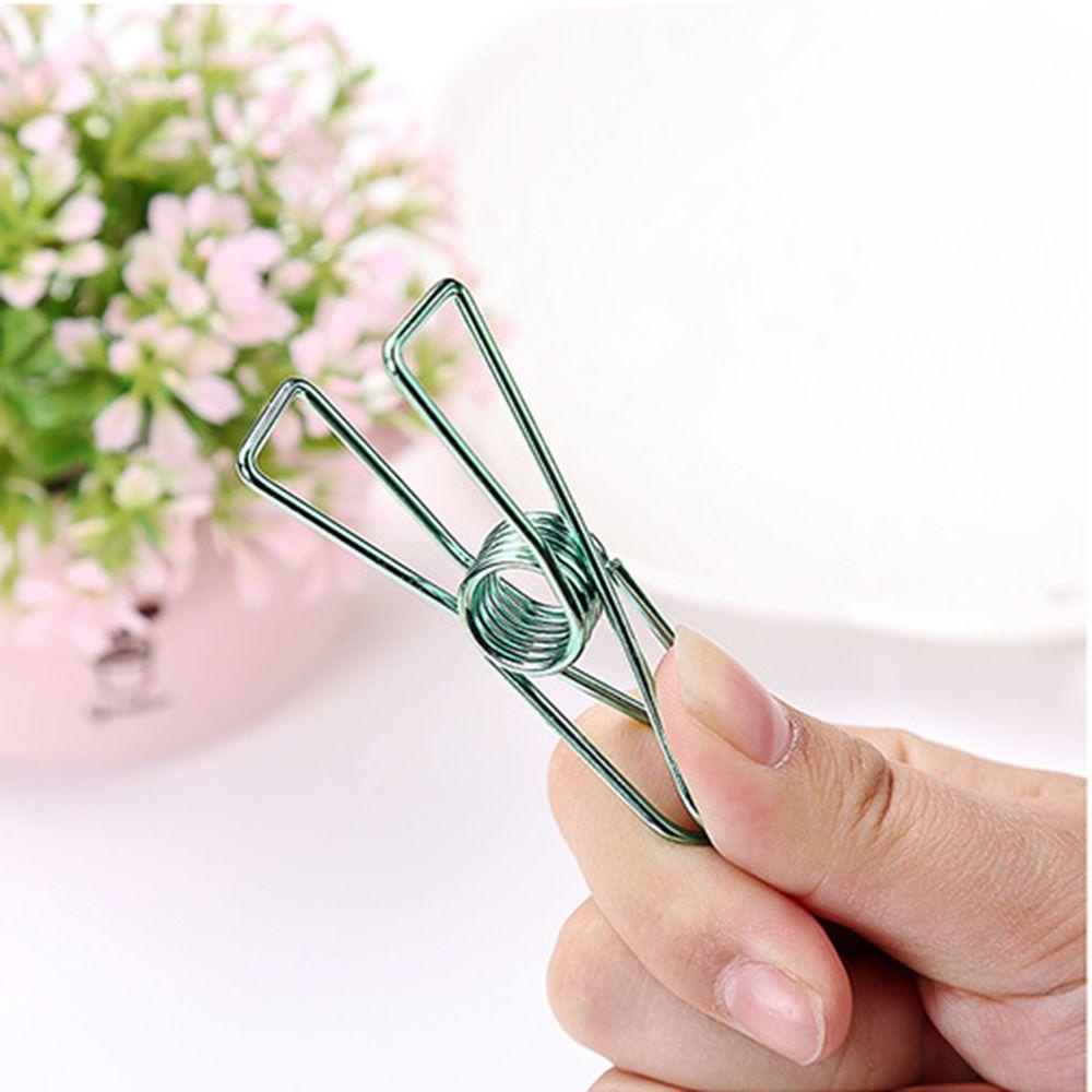 CHOOKEY Set 3 Kẹp Giấy Kim Loại Thiết Kế Đục Lỗ Thời Trang DIY