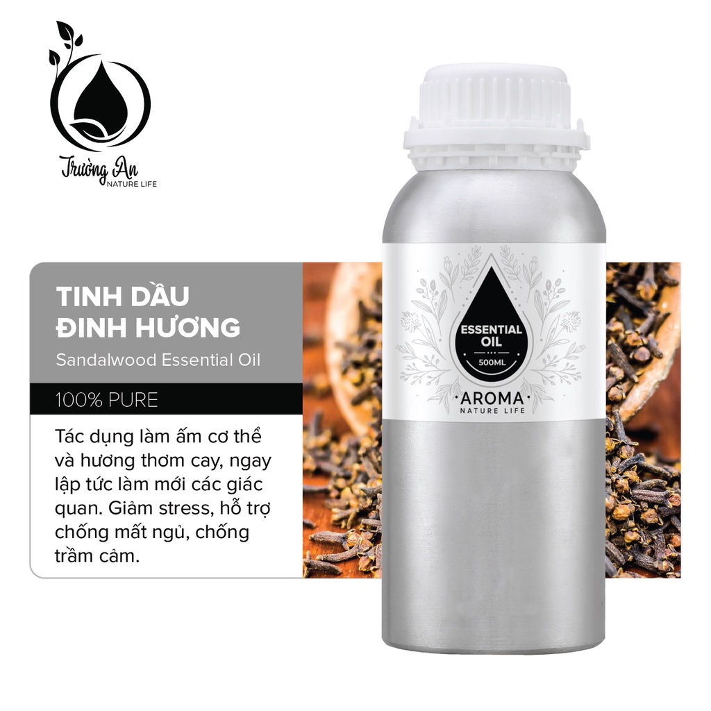 Tinh dầu Đinh Hương nguyên chất TRƯỜNG AN dung tích 500ml/1000ml