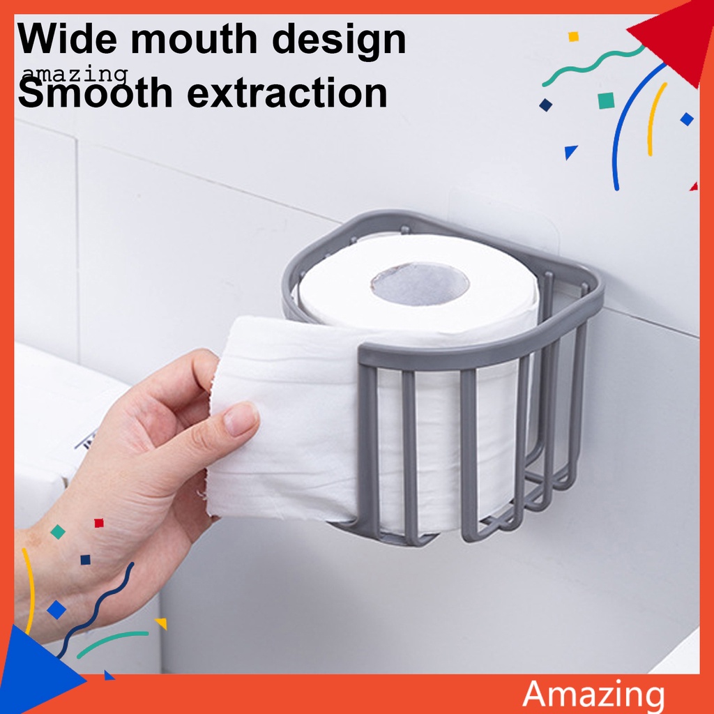 Giá Đựng Cuộn Giấy Vệ Sinh Chịu Lực Tốt Chống Mòn Tiện Dụng Cho Nhà Bếp / Phòng Tắm
