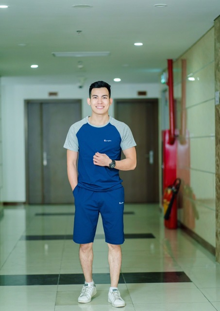 Bộ Quần áo thể thao trơn cotton lạnh- bộ thể thao nam trơn siêu men