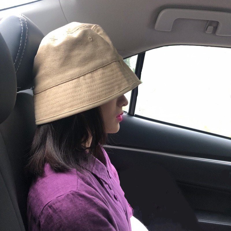 Mũ Bucket Vành Cụp Trơn Nhiều Màu Phong Cách Ulzzang Unisex