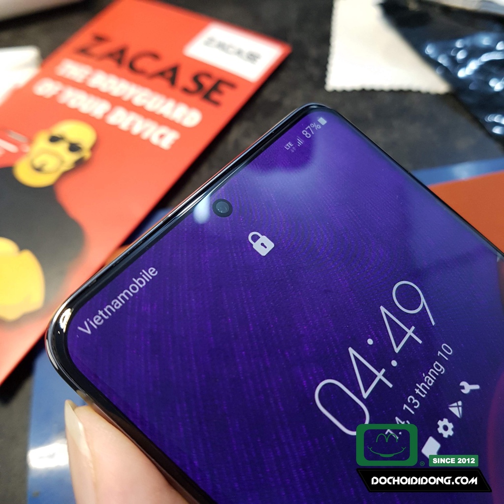 Miếng dán cường lực Samsung A82 5G Zacase keo UV cao cấp