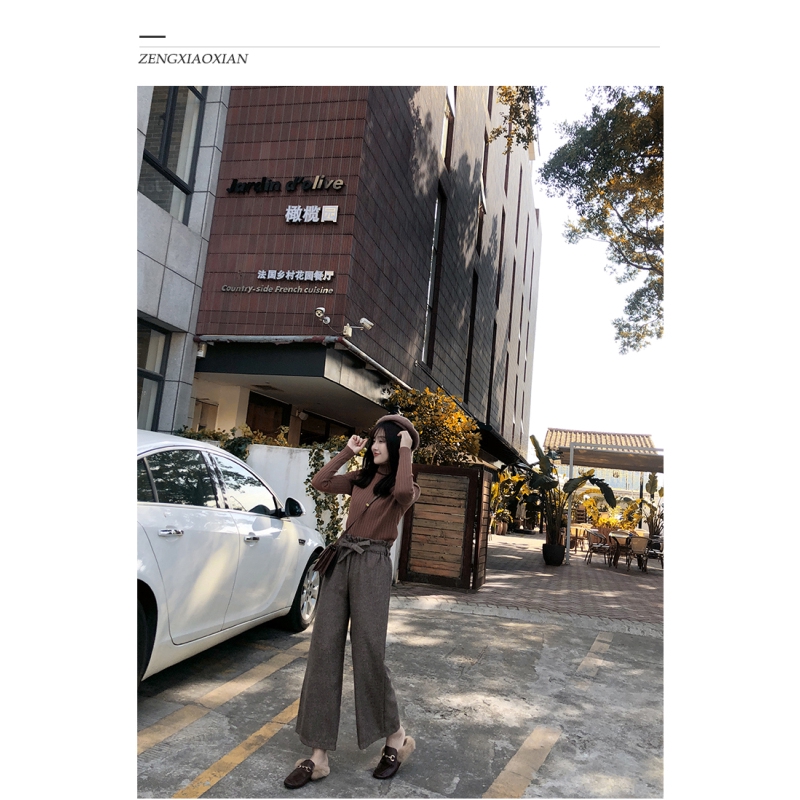 Áo Sweater Dệt Kim Tay Dài Cổ Lọ Ôm Dáng Nhiều Màu Sắc Tùy Chọn | BigBuy360 - bigbuy360.vn