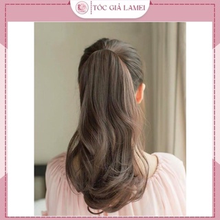 Tóc giả nữ cột ❤️FREESHIP❤️Tóc giả buộc xoăn đuôi mẫu mới kèm ảnh thật