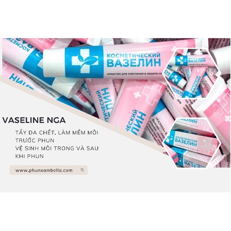 Vaseline Nga, vaseline dưỡng ẩm môi