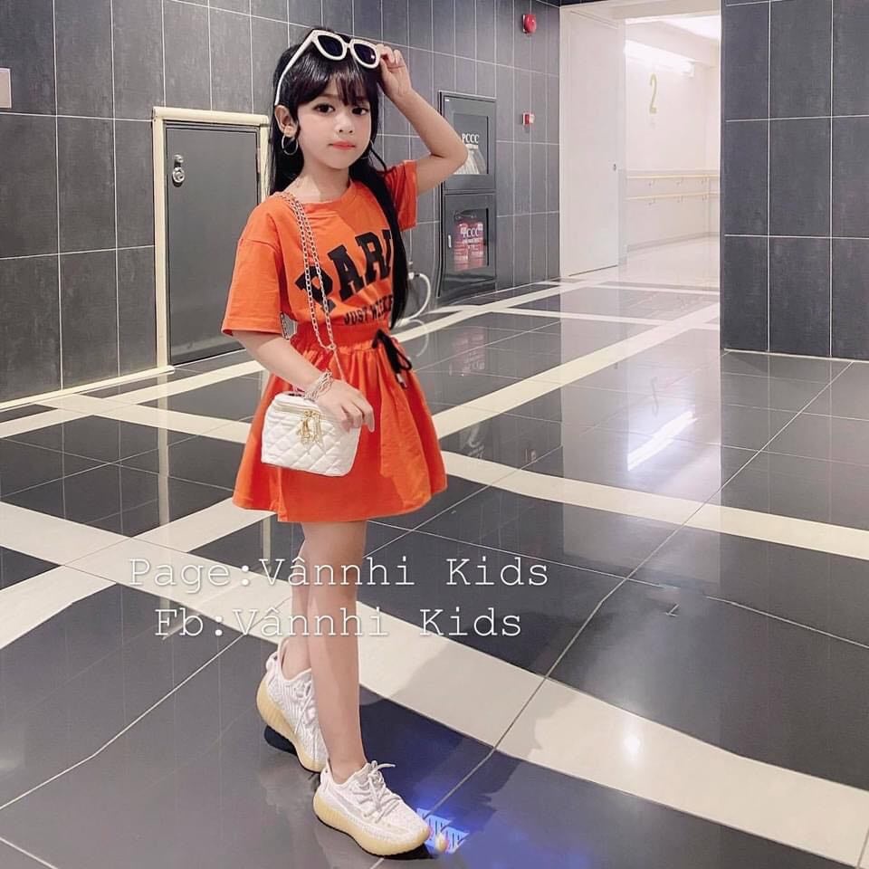 Bộ PARIS quần giả váy siêu xinh cho bé gái - BPR
