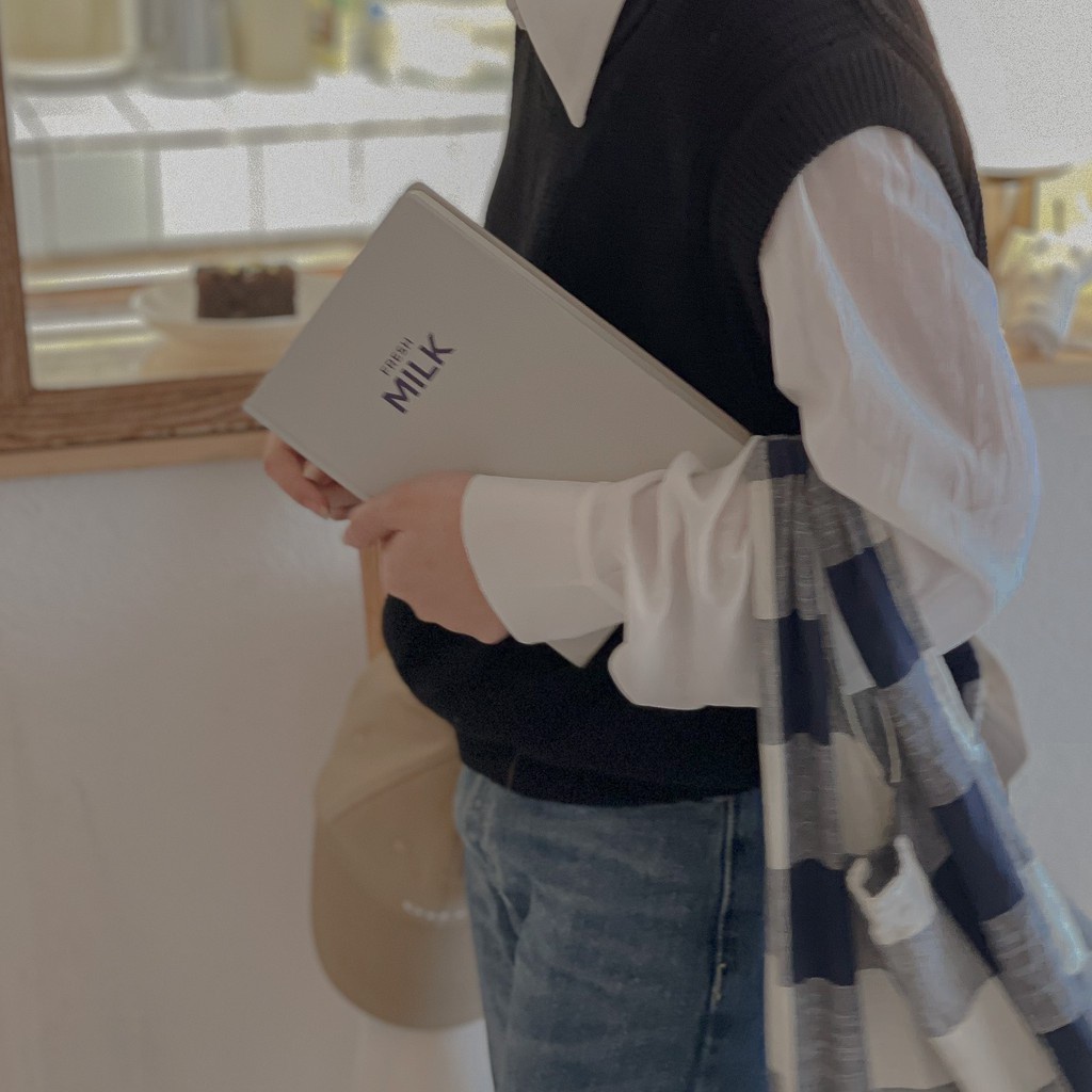 Sổ Tay Dotgrid Ruột Chấm Ghi Chép Làm Bullet Journal Crabit - Milky Collection