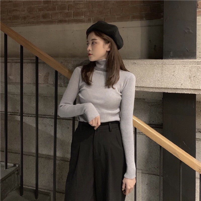 Áo len cổ lọ nữ Quảng Châu, áo len nữ siêu đẹp | BigBuy360 - bigbuy360.vn