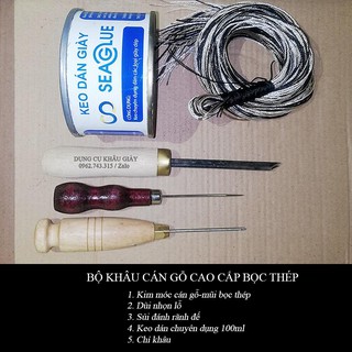 BỘ KIM KHÂU GIÀY KÈM KEO DÁN CHUYÊN DỤNG