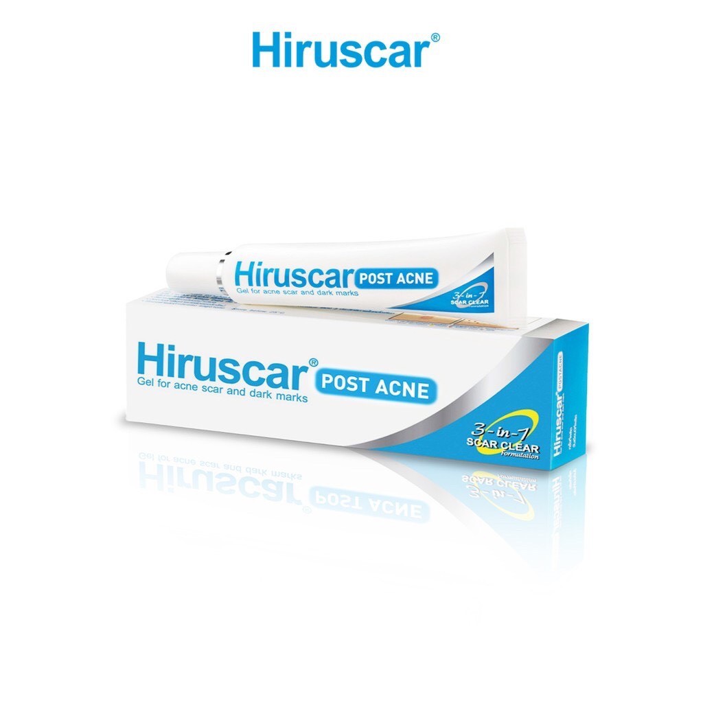 Gel chăm sóc sẹo mụn và mụn thâm Hiruscar Post Acne 10g - Tặng 1 gương cầm tay