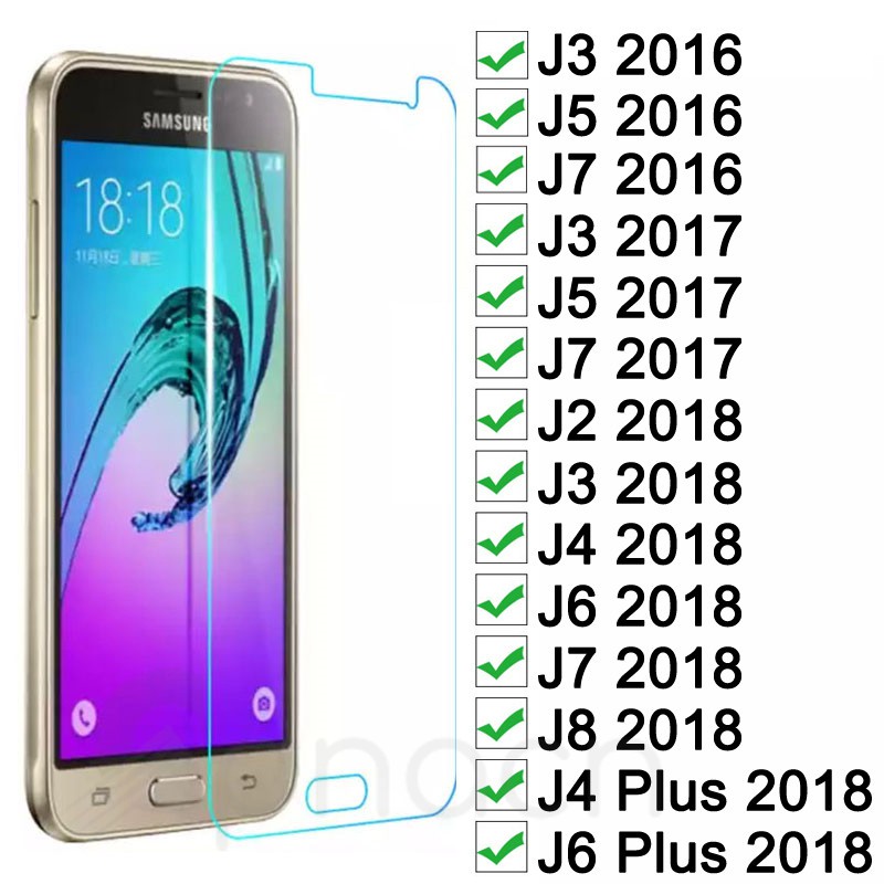 Kính Cường Lực Bảo Vệ Màn Hình Cho Samsung J2 J3 J4 J5 J6 J7 Core Duo C8 Max Plus Pro Prime 2016 2017 2018 2020