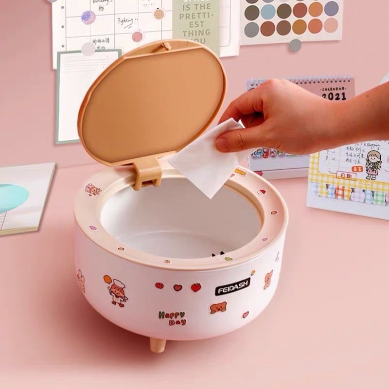 Thùng rác mini để bàn tiện lợi FEIDASH - Décor nhà Sò