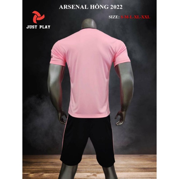 BỘ ĐỒ ĐÁ BANH ARSENAL HỒNG 2023