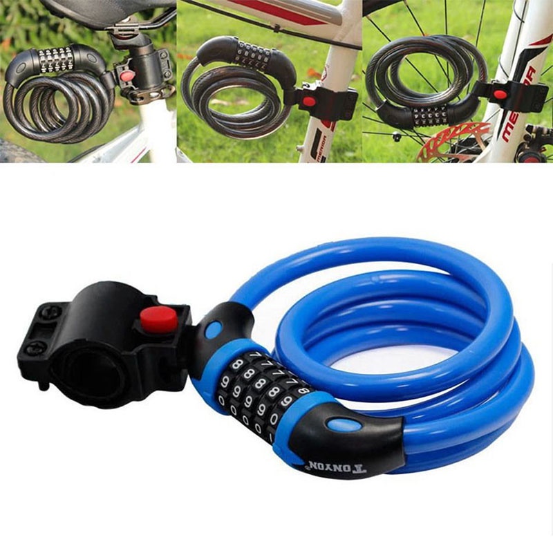 Khóa Xe Đạp 5 Chữ Số Có Thể Tái Chế Tiện Dụng