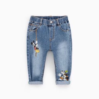 Quần bò mickey xuất dư