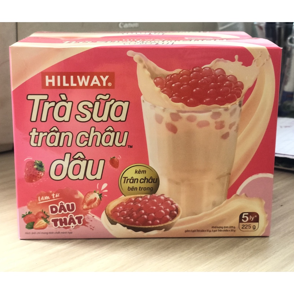 TRÀ SỮA TRÂN CHÂU HILLWAY HƯƠNG TRUYỀN THỐNG VÀ HƯƠNG XOÀI (5ly x 230g)