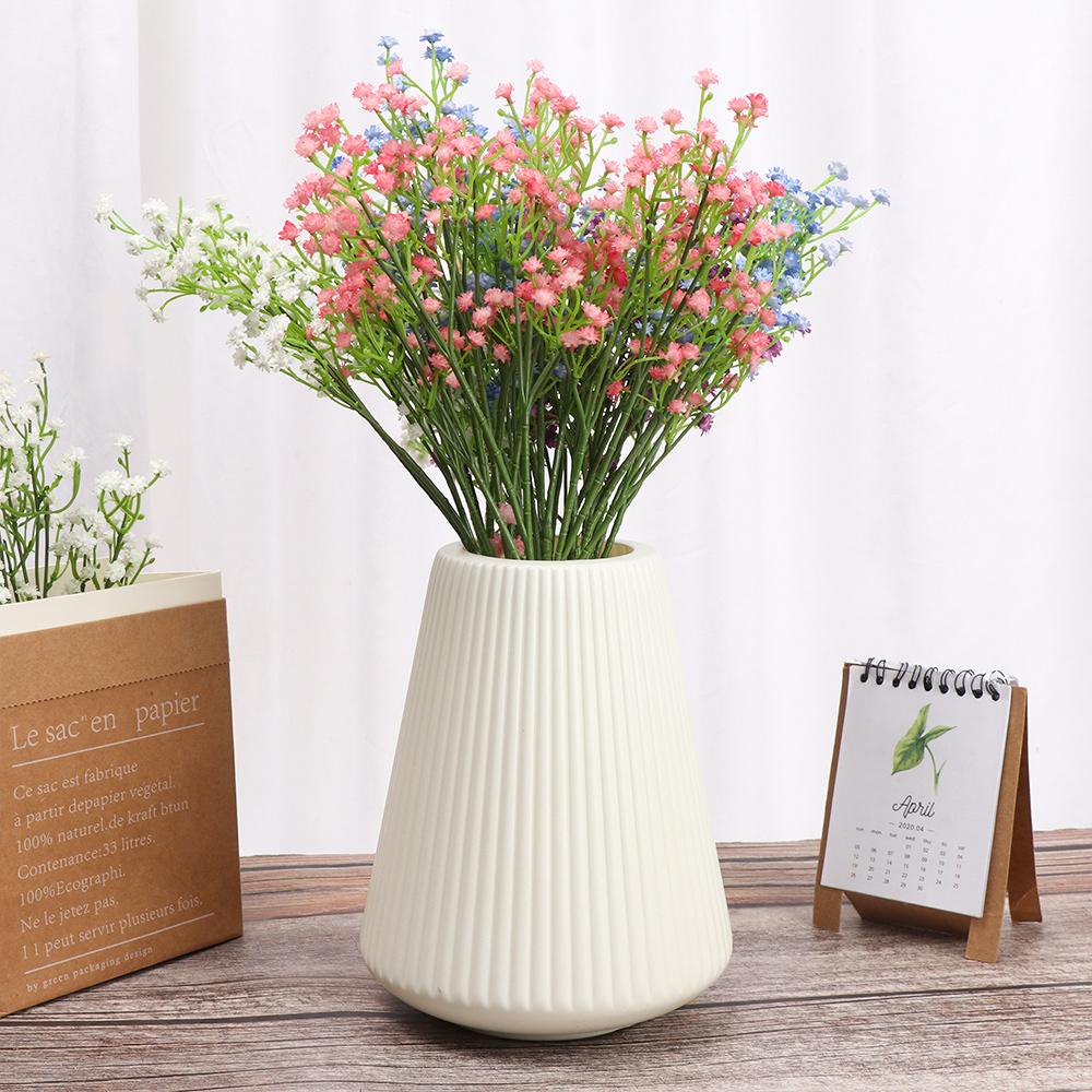 KUNHEV Hoa Mẫu Đơn Nhân Tạo 3 Bông Sống Động Trang Trí Nhà Cửa