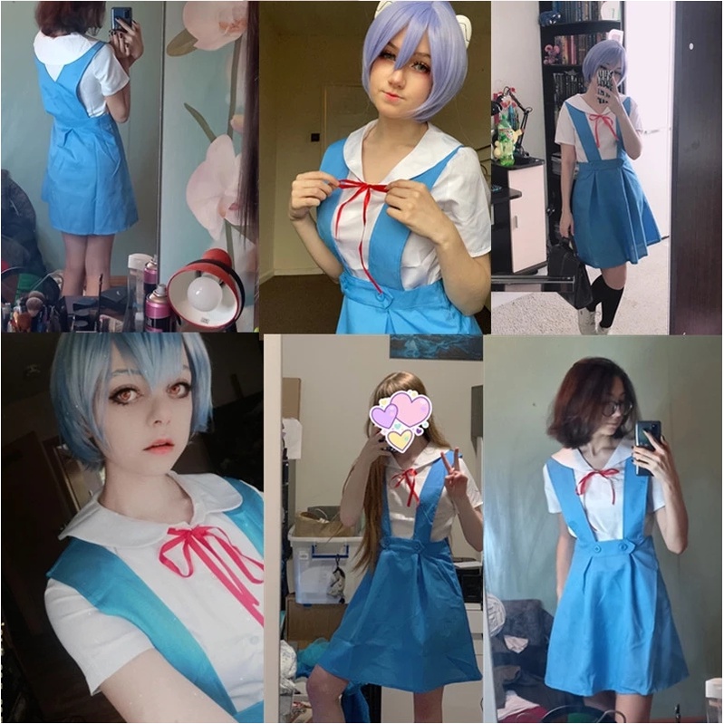 Trang Phục Hóa Trang Học Sinh Ayabori Asuka Neon Genesis Evangelion