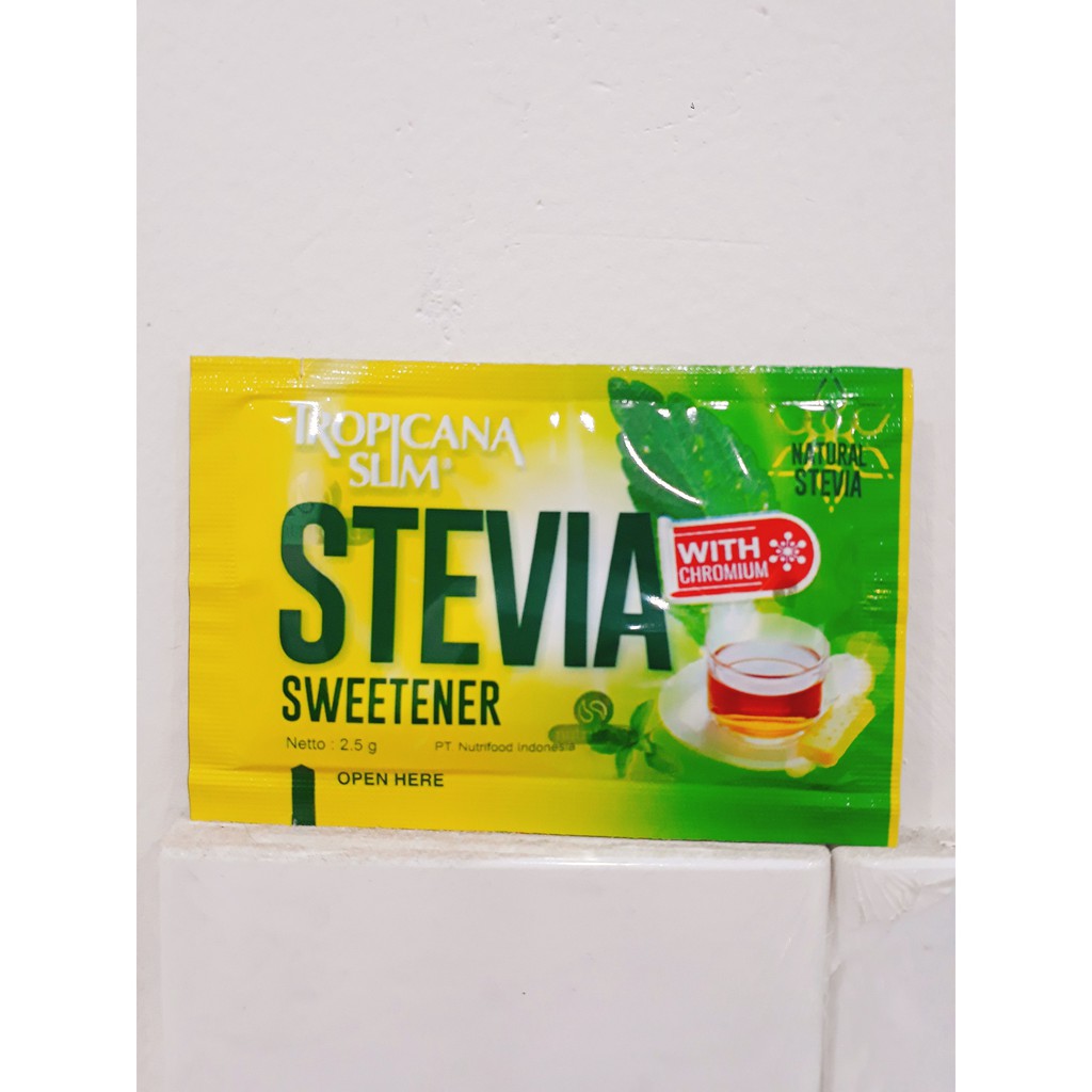 Hộp 65 Gói Đường Ăn Kiêng Lá Cỏ Ngọt Stevia Tropicana Slim, Dành Cho Người Ăn Kiêng/ Keto/ DAS/Tiểu Đường/Giảm Cân | BigBuy360 - bigbuy360.vn
